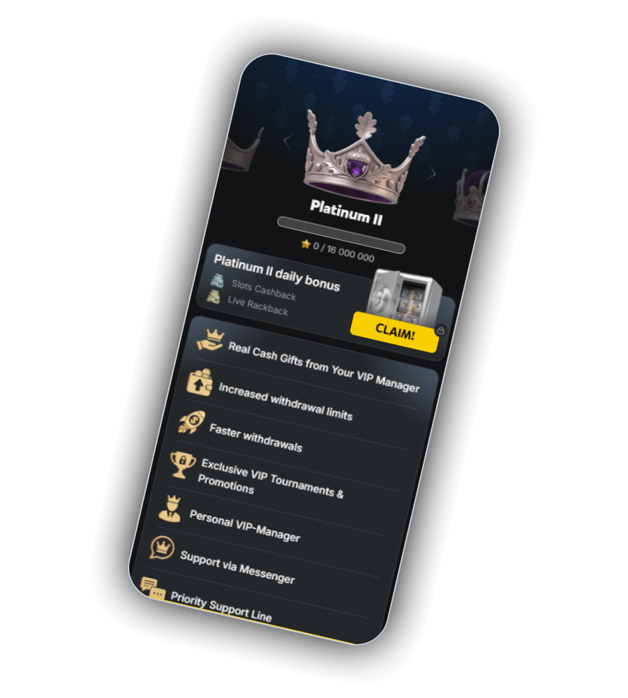 Kingia Casino VIP club